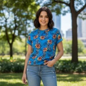 U.S. POLO ASSN. DINO FLORAL TSHIRT