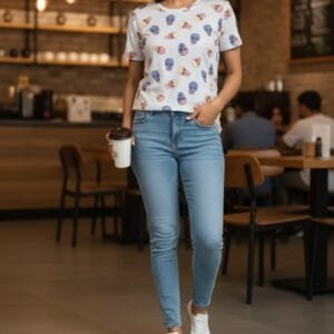 Jack Club Skull Print TShirt