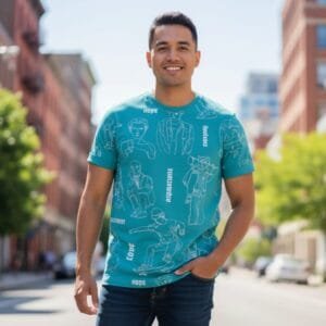 U.S. Polo Assn. Sketch & Slogan T-Shirt