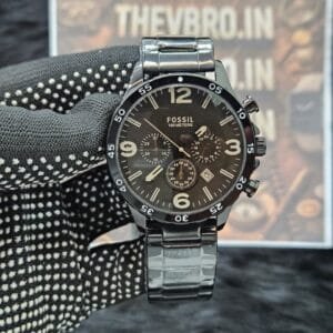 Fossil Nate 7A Chronograph Watch – Black Edition |