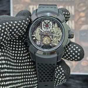 Jacob & Co 7A Premium Temple Art Watch – Black