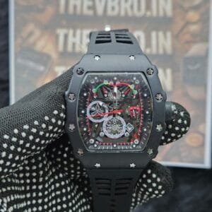 Richard Mille 7A Skeleton Sports Watch – Black Edition