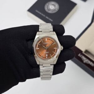 Longines Conquest Brown Dial Automatic Watch for Men – Master Quality | Stainless Steel Chain | 41MM